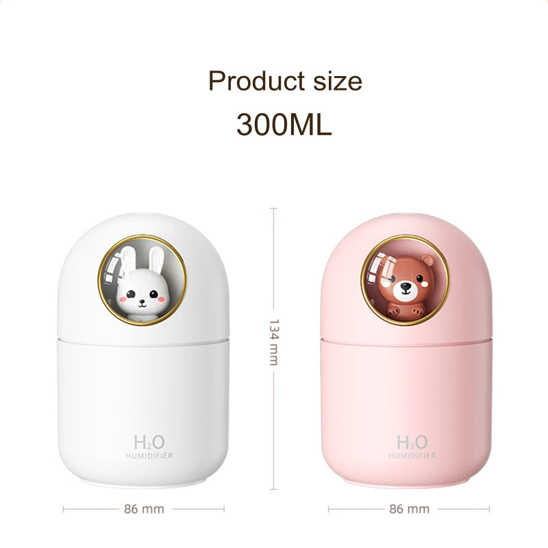 Lovely Cartoon Rabbit Bear Air Humidifier