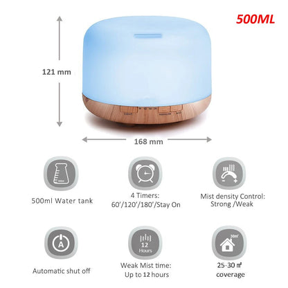 Air Humidifier Essential oil Diffuser