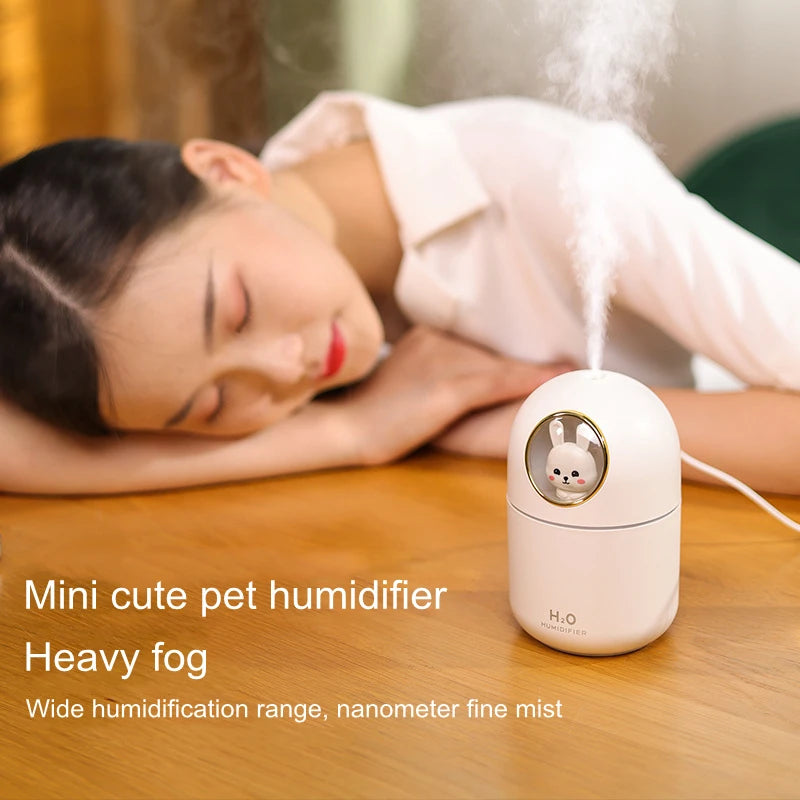 Lovely Cartoon Rabbit Bear Air Humidifier