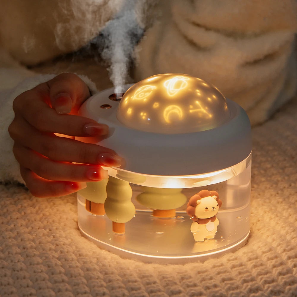 Projection Lamp Wireless Air Humidifier