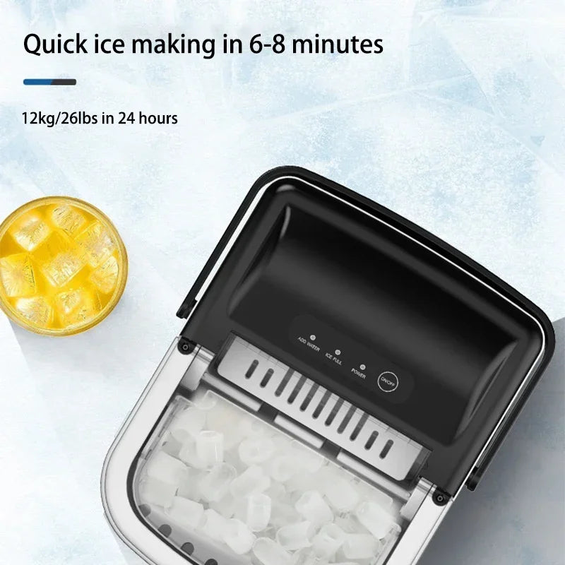 Electric Bullet Cylindrical Ice Maker