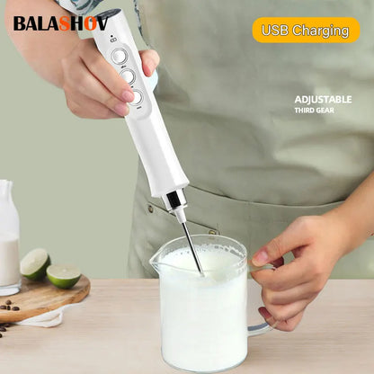 Portable Rechargeable Electric Milk Frother