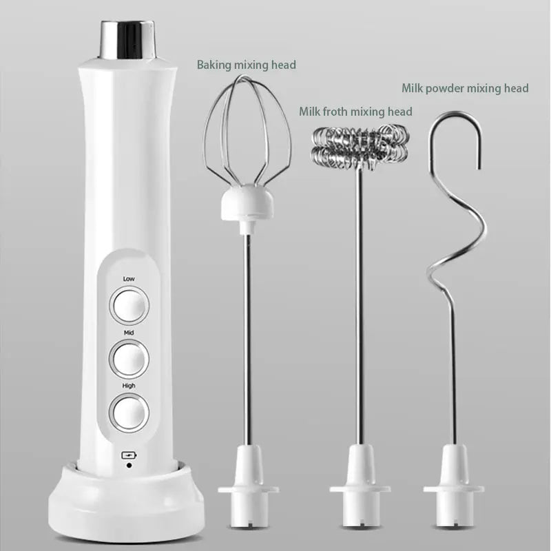 Portable Rechargeable Electric Milk Frother