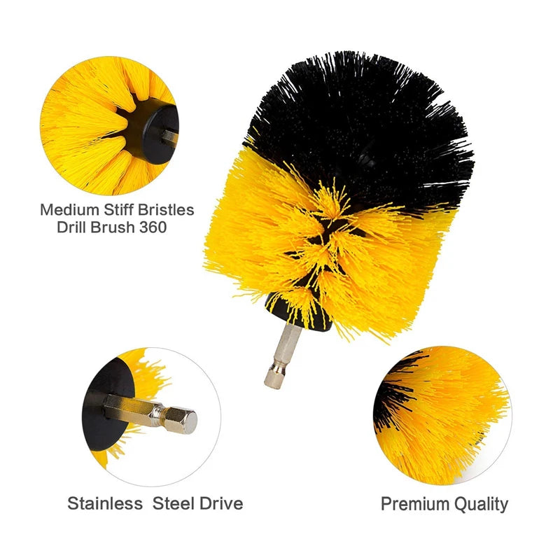 Electric Nylon Round Drillbrush