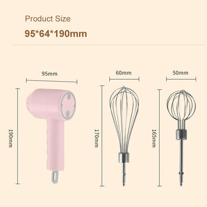 Wireless Portable Electric Food Mixer