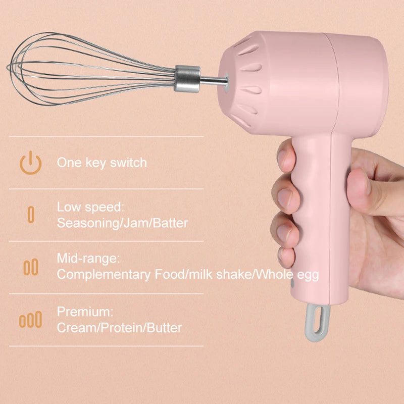 Wireless Portable Electric Food Mixer