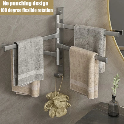 Aluminum Alloy Bathroom Towel Hanger