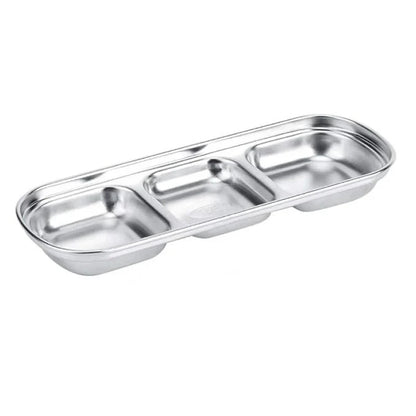 Stainless steel soy sauce dish dipping bowl