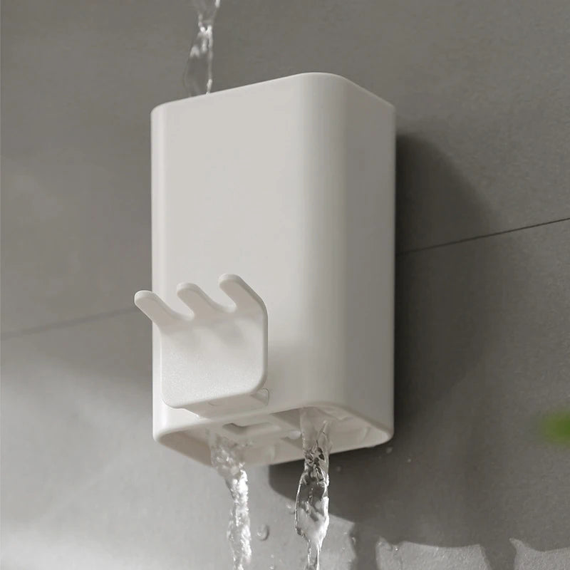 Wall Mount Individual Toothbrush toothpaste Holder